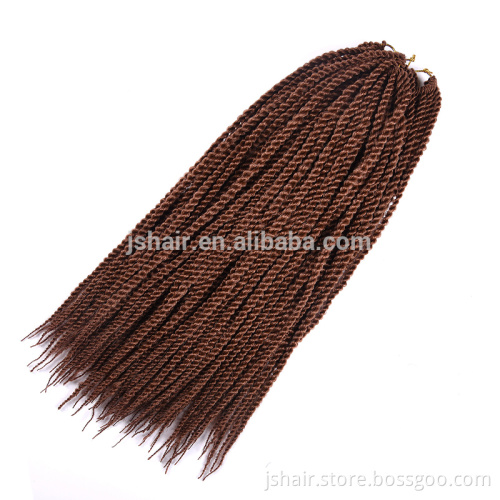 aliexpress factory cheap crochet braids twist senegalese , colored hair crochet braids havana